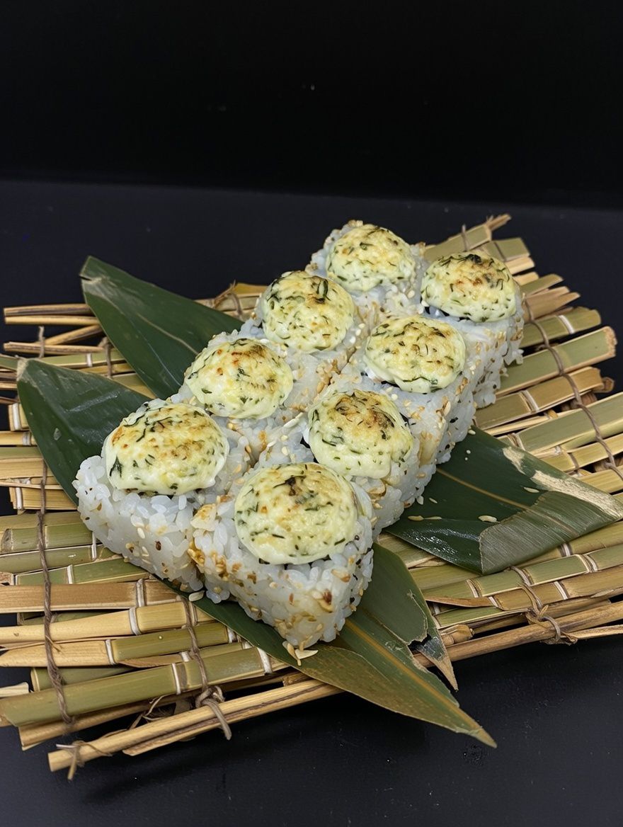 Запеченный ролл Филадельфия