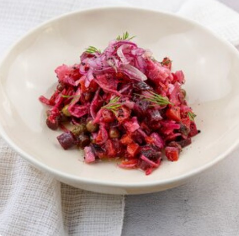 Винегрет с кваш. капустой