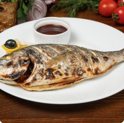 Дорадо жареная