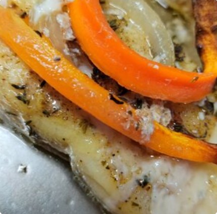 Филе пангасиуса запечённое