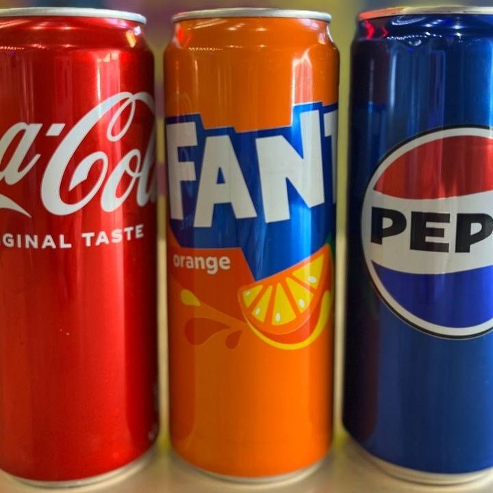 Coca-Cola, Pepsi, Fanta