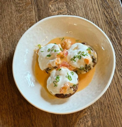 Маффины из цукини с креветками