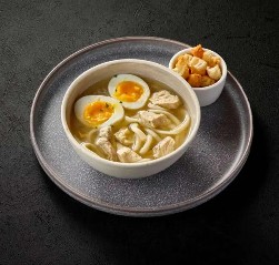 Куриный суп с домашней лапшой