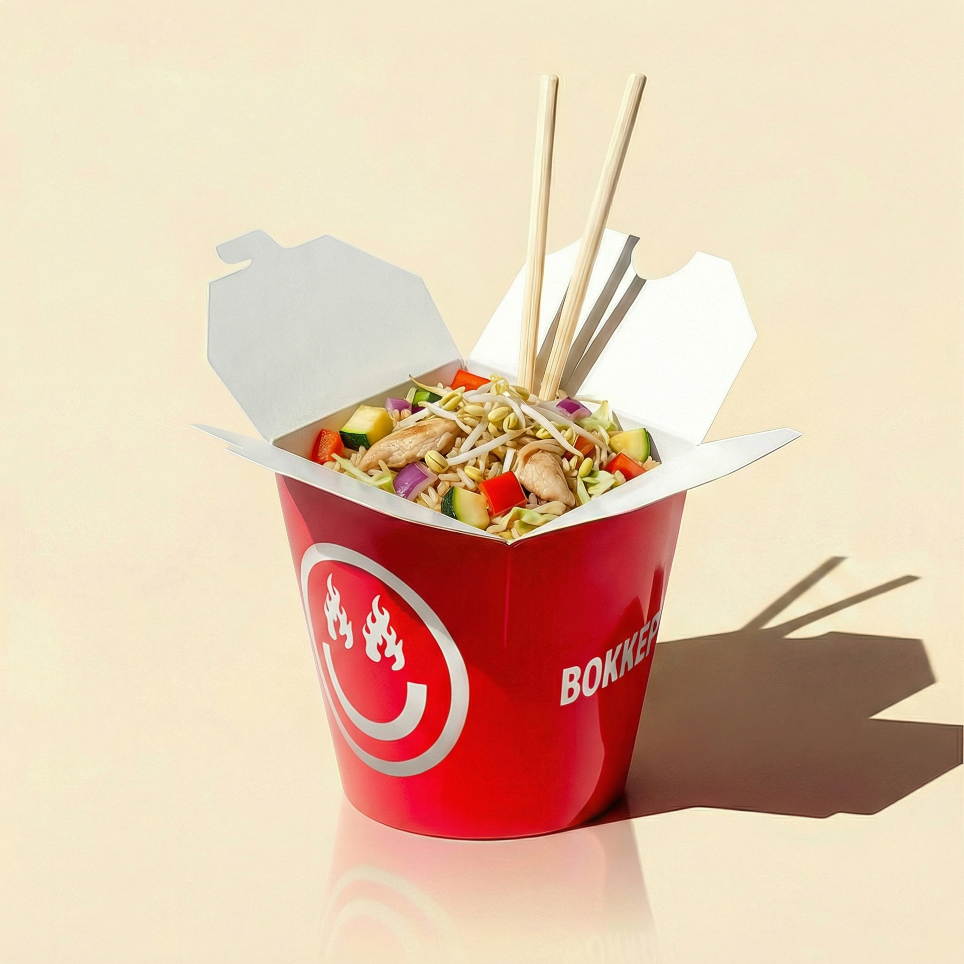 Рис жасмин жареный курица