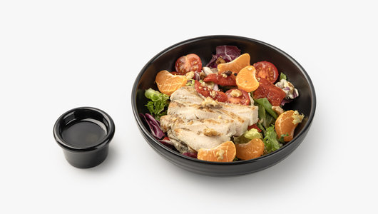 Салат "Снегурочка" с мандаринами