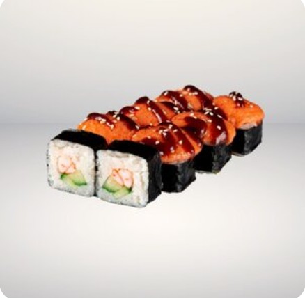 Запечённая креветка