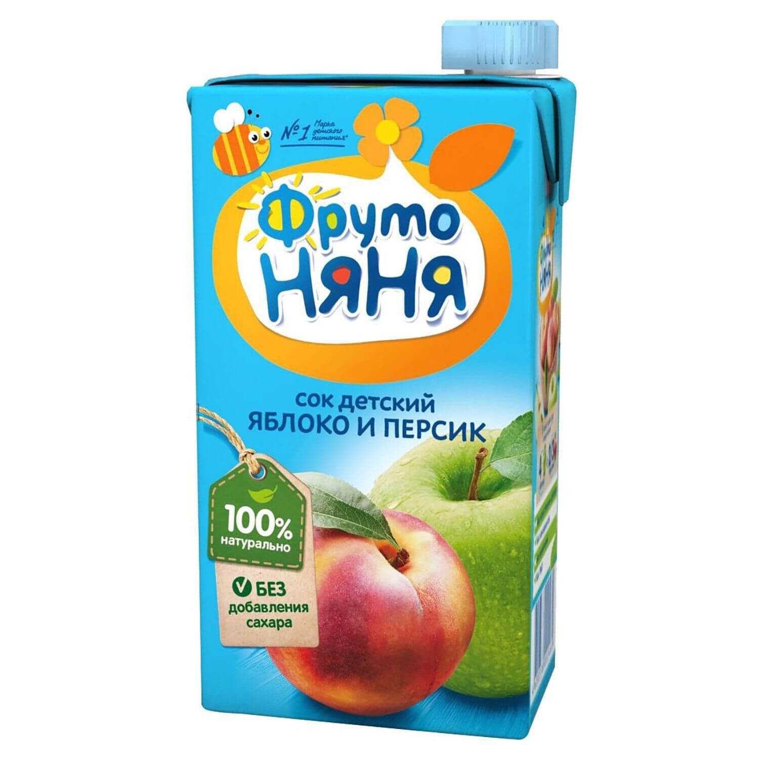 Сок Фруто Няня 0,5 л (персик-яблоко)