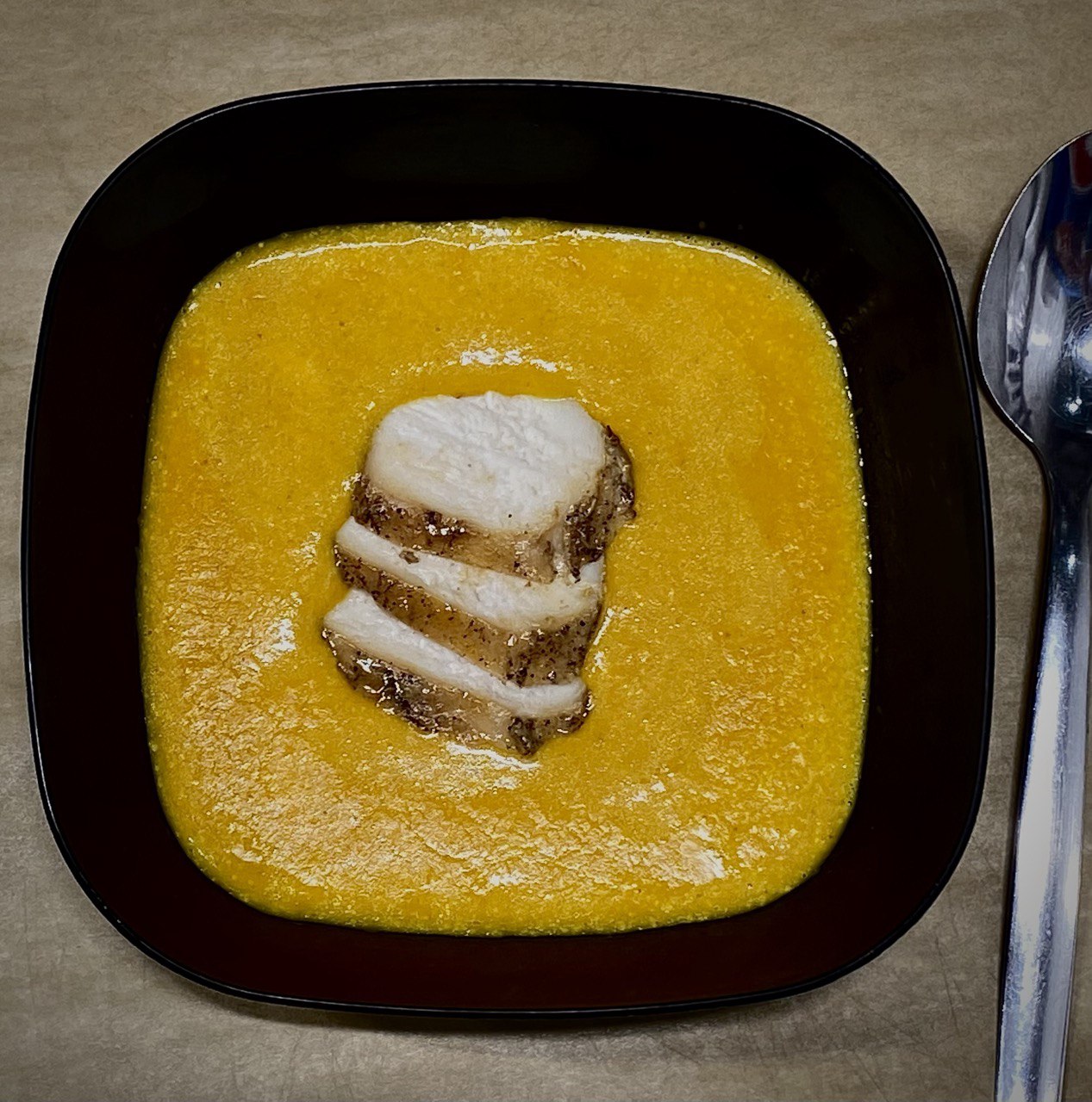Сырный крем-суп с курицей