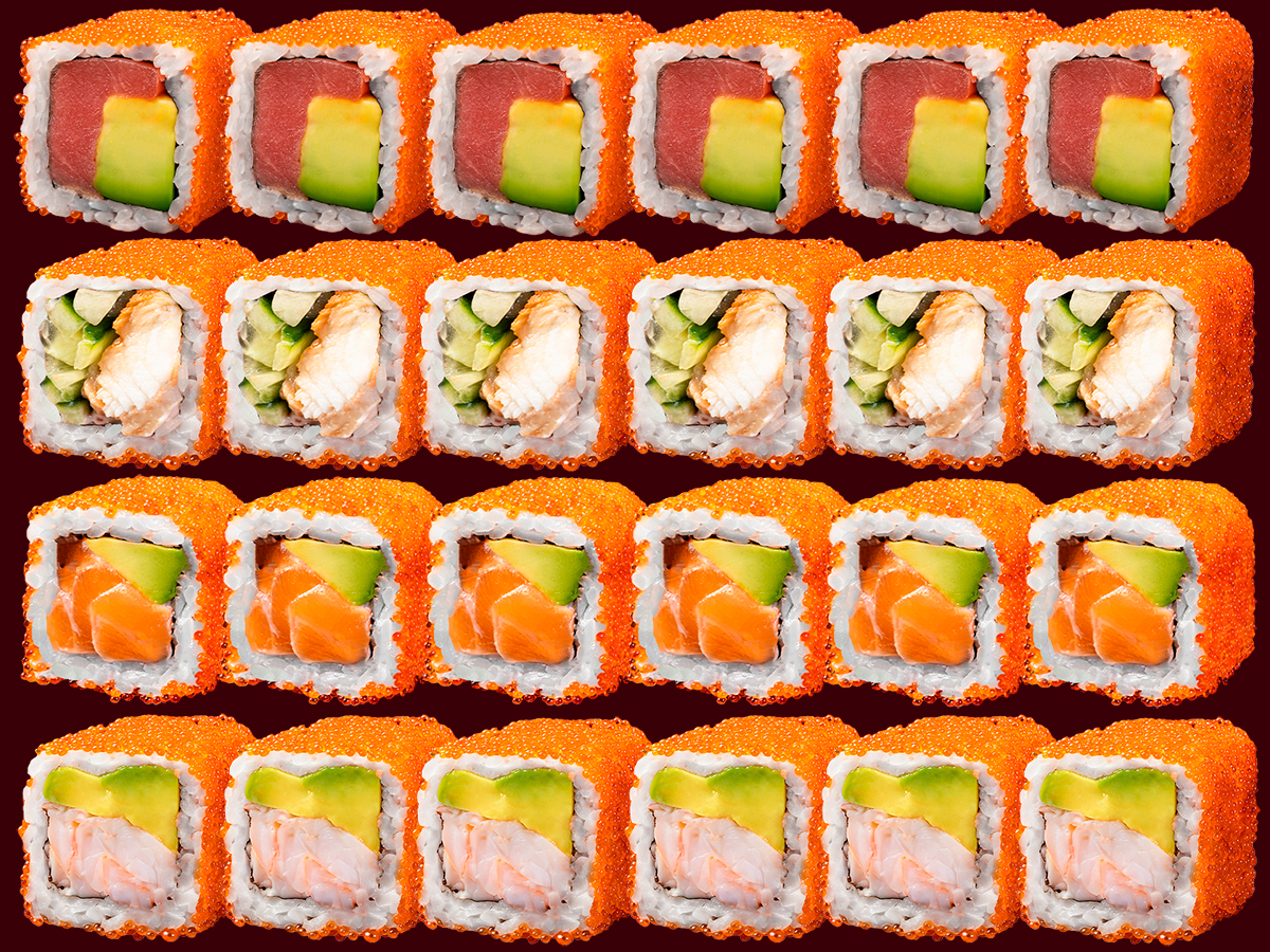 Сет роллов Калифорния