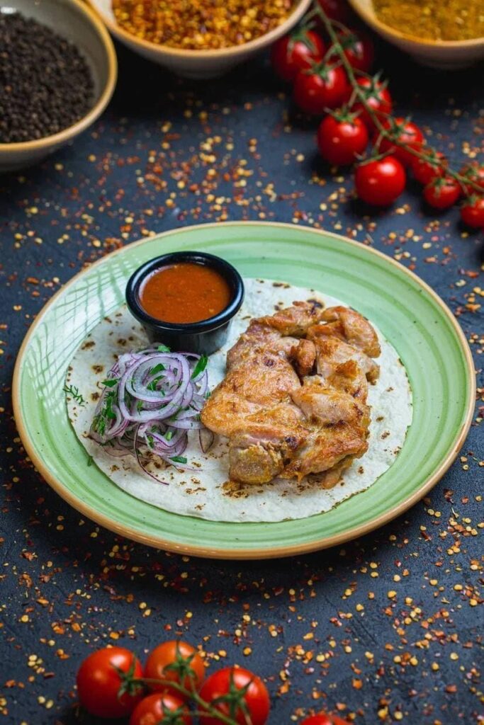 Шашлык из куриного бедра