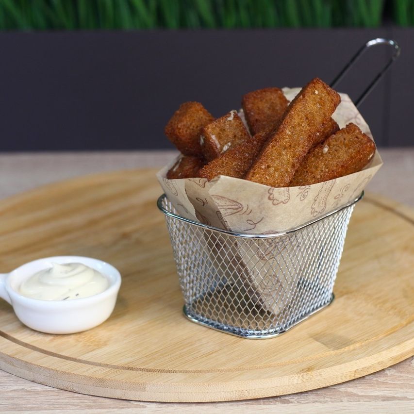 Гренки с чесноком