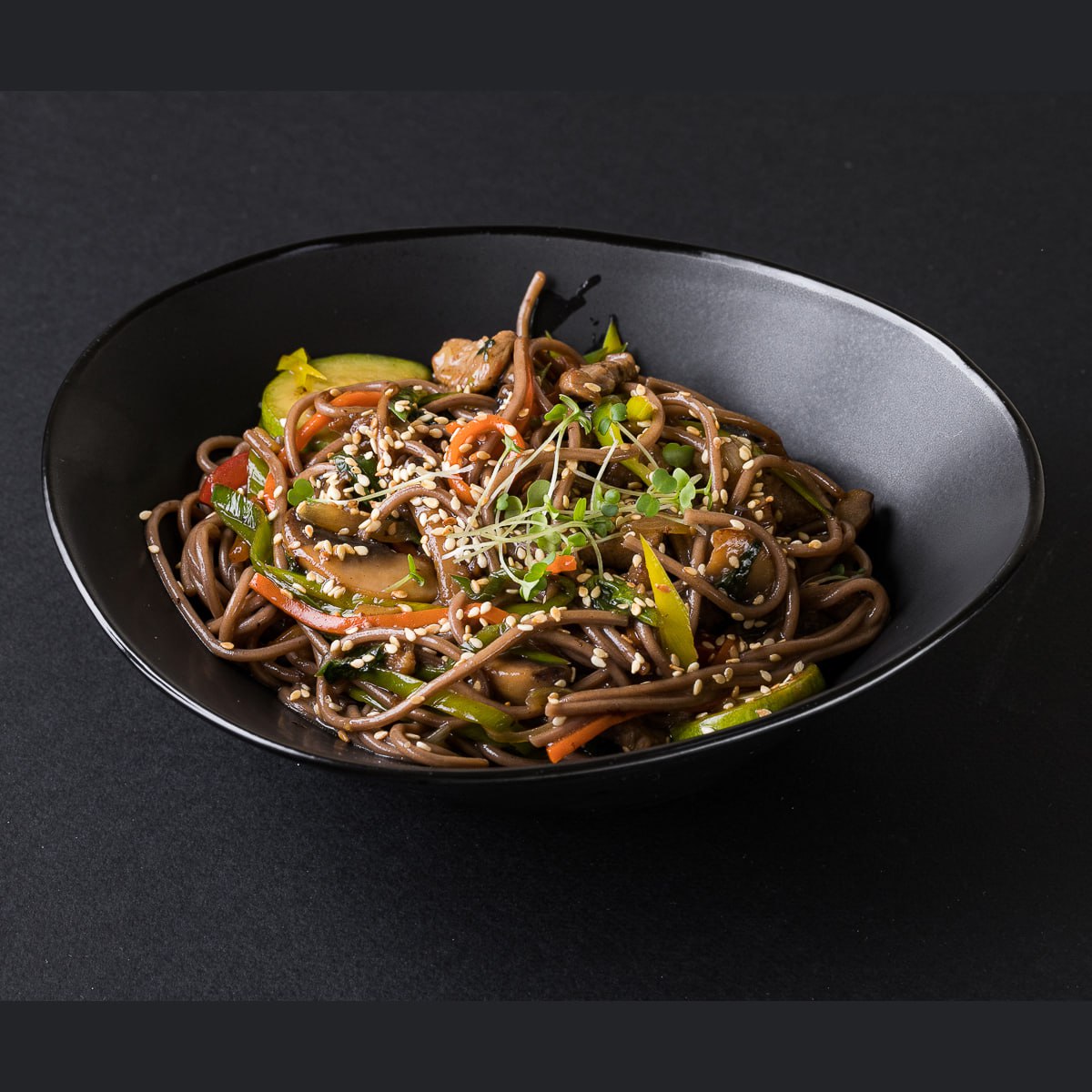 Основа Wok: лапша гречневая