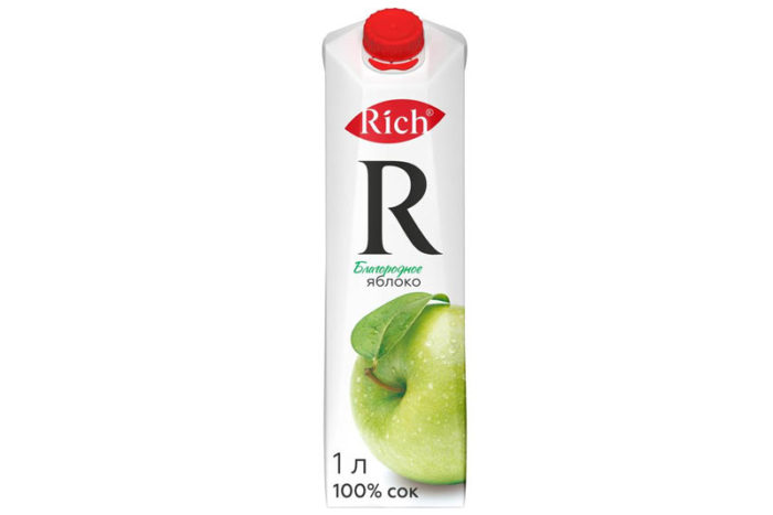 Сок Rich Яблоко, 1л