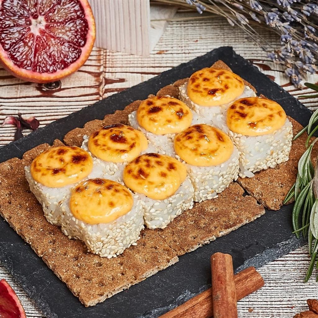 Запечённый с лососем