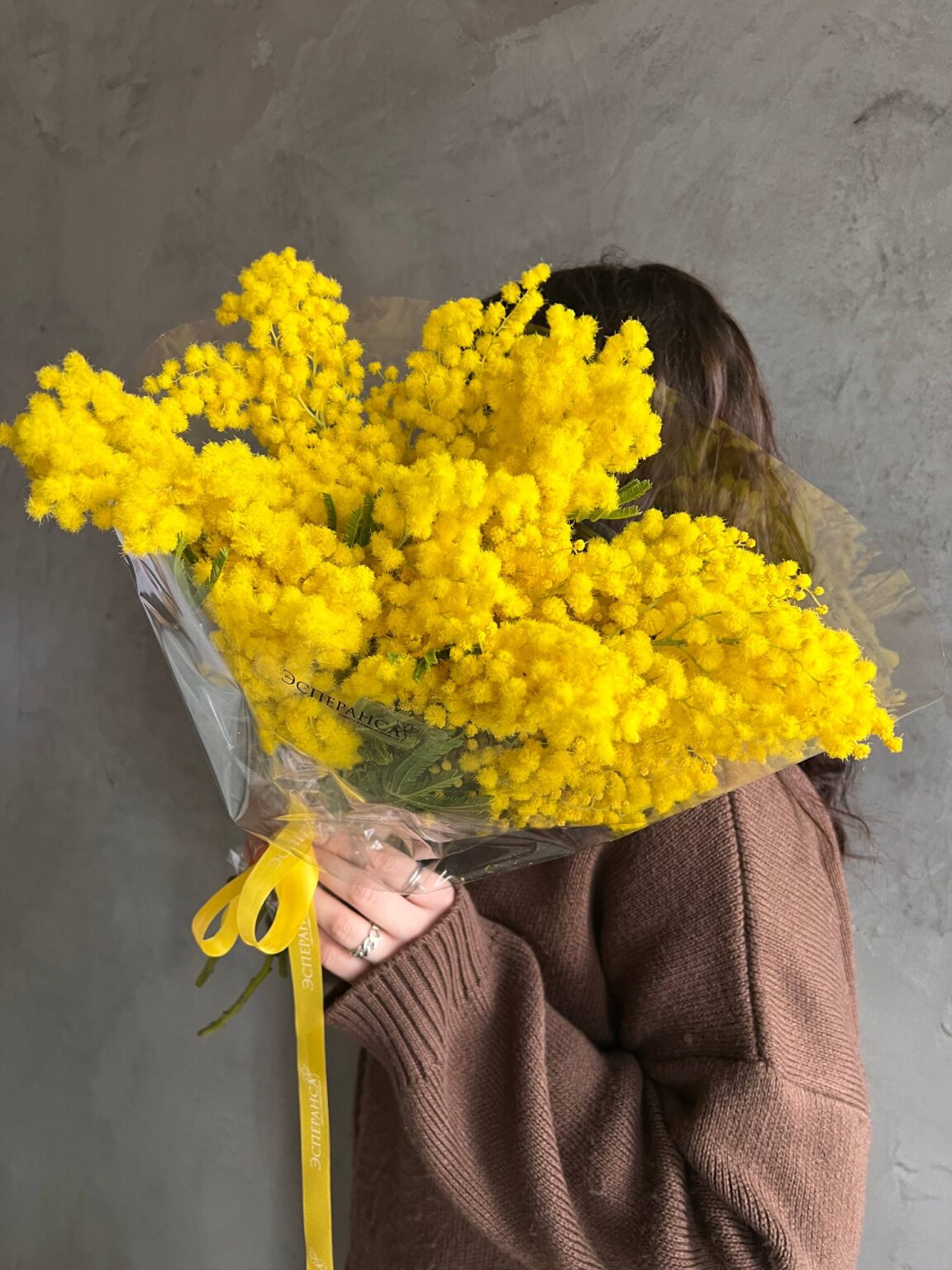 5 веточек ароматной мимозы