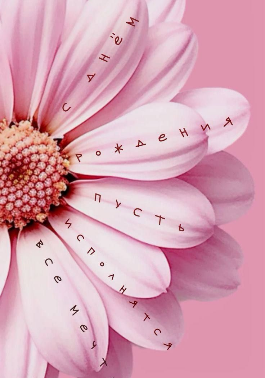 Открытка с днем рождения