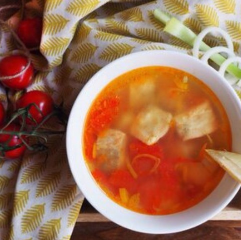 Уха из семги