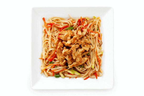 Гречневая лапша с курицей