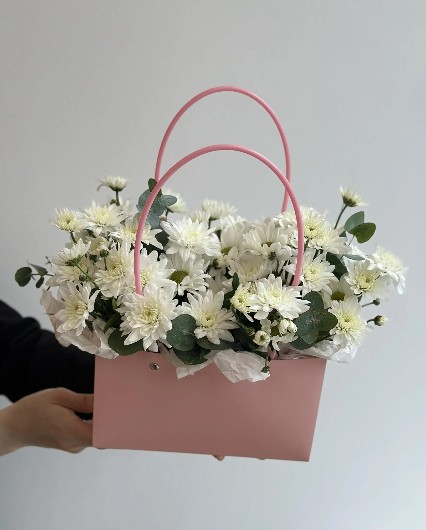 Композиция из хризантем