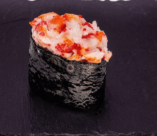 Суши горячие с мясом королевского краба
