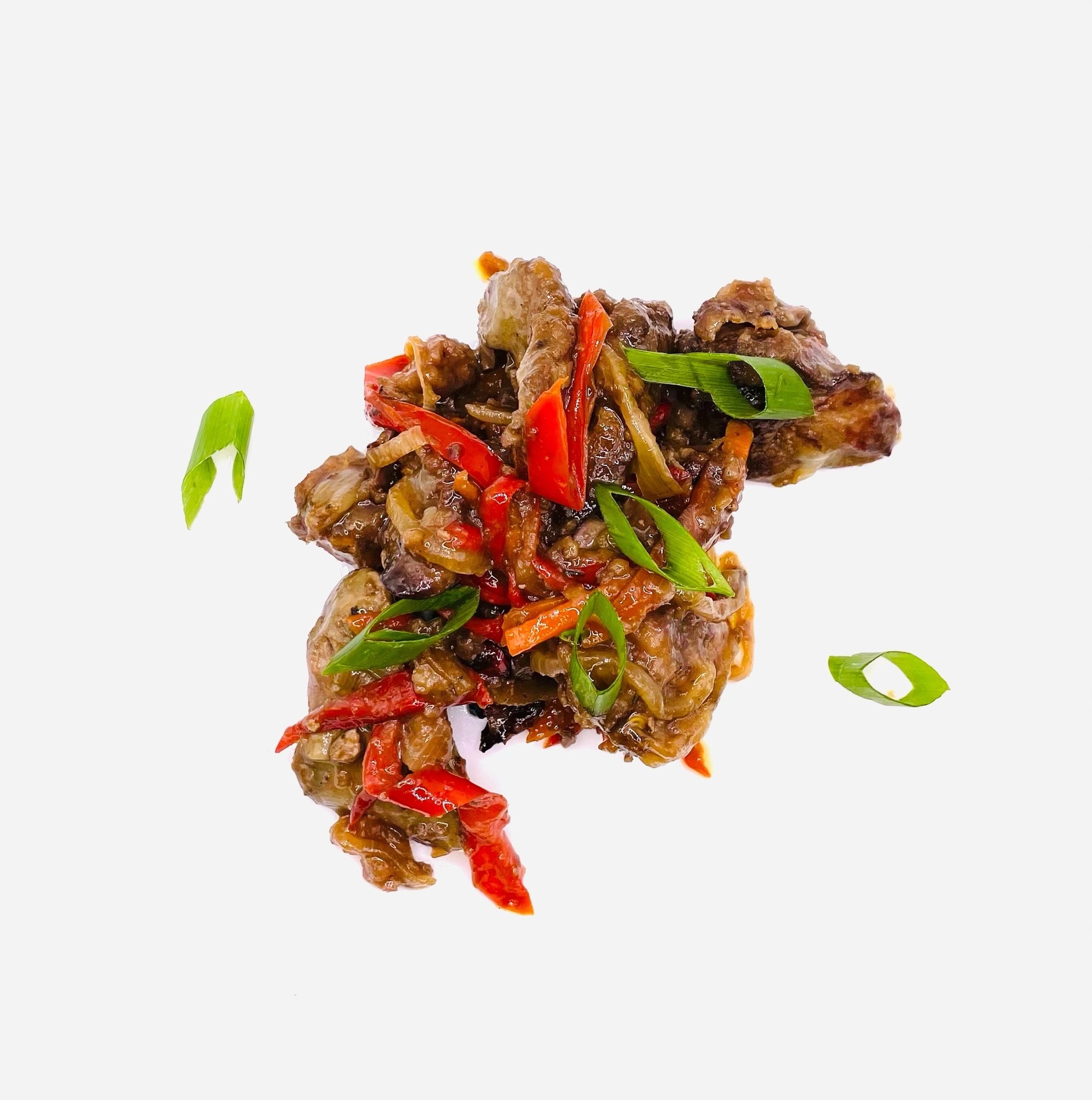 Печень пикантная с овощами