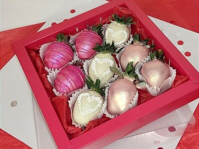 Клубника в белом шоколаде Моя любовь
