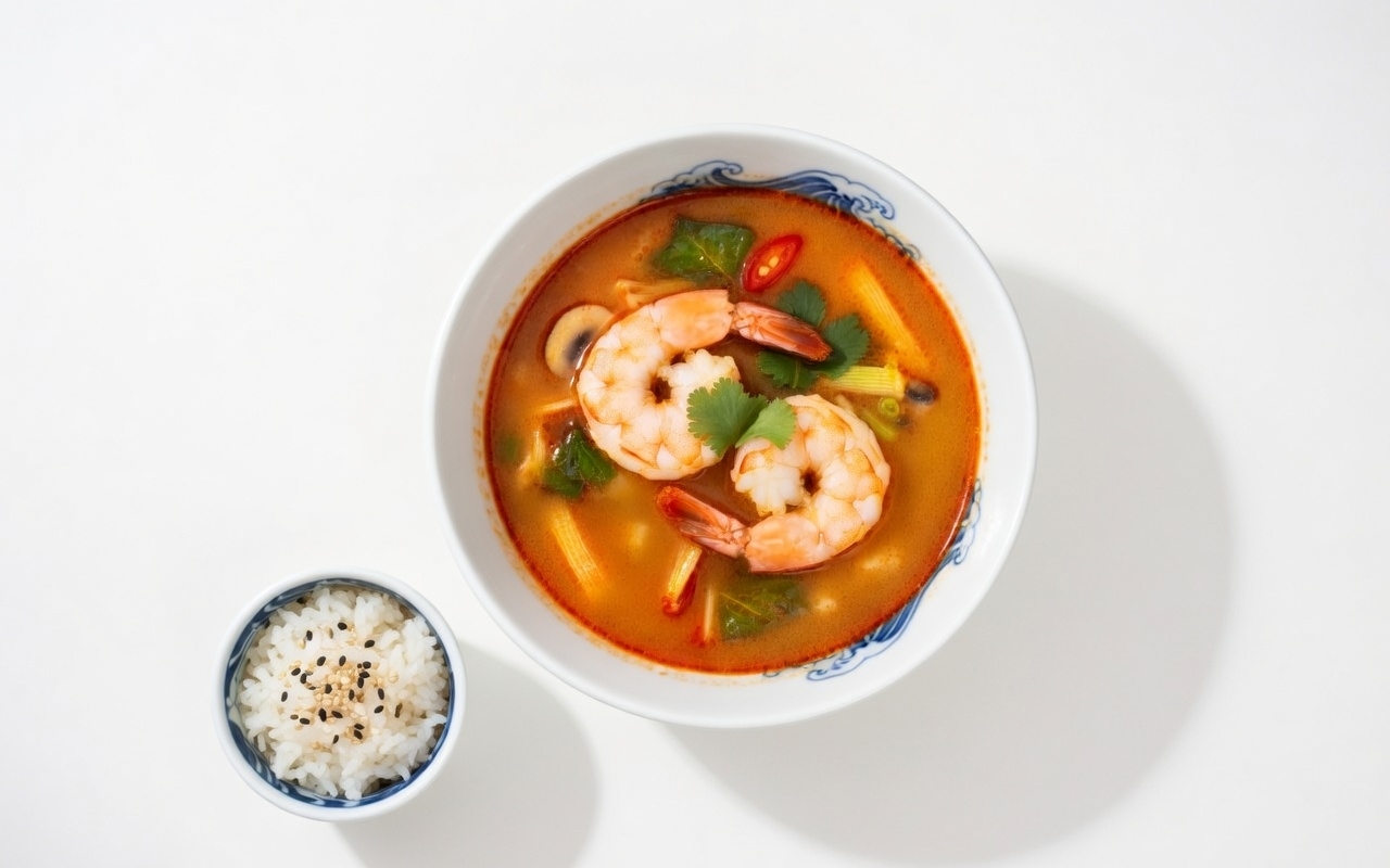 Том-Ям с креветками