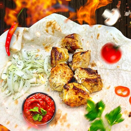 Шашлык из куриной грудки