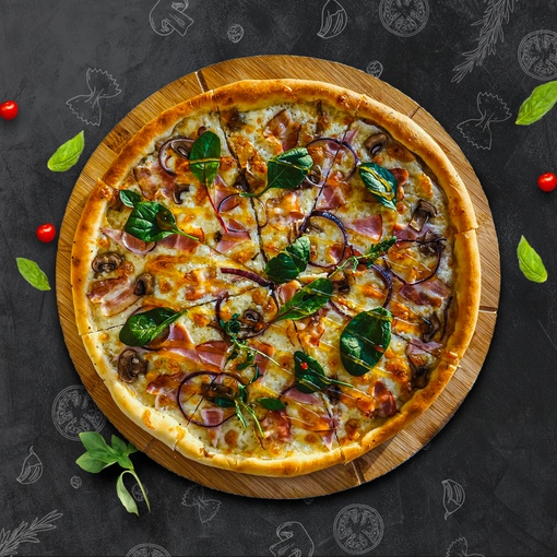 Ветчина и грибы