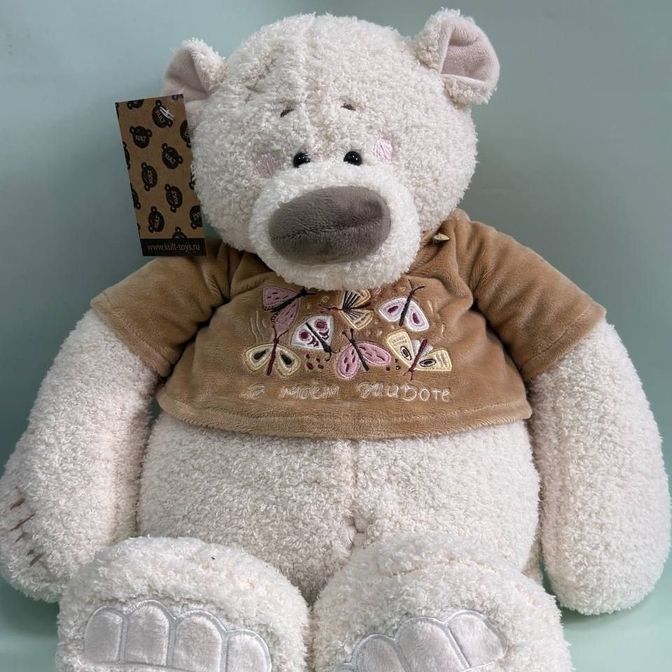 Мишка Тато в кофейной майке