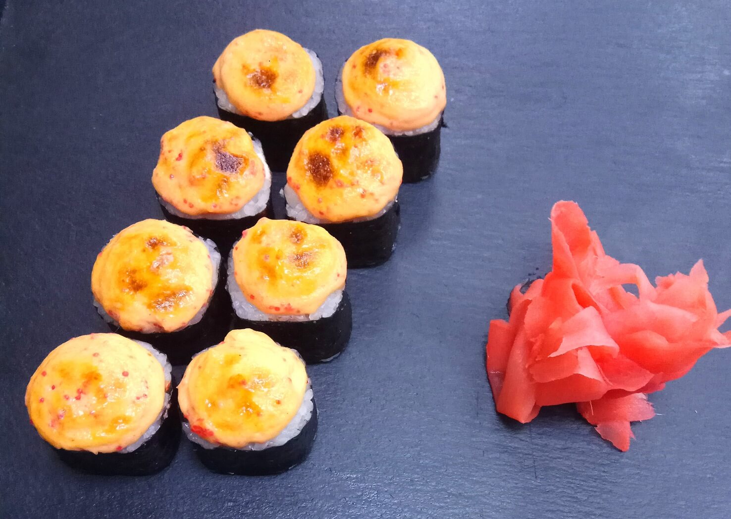 Запеченный острый с Креветкой