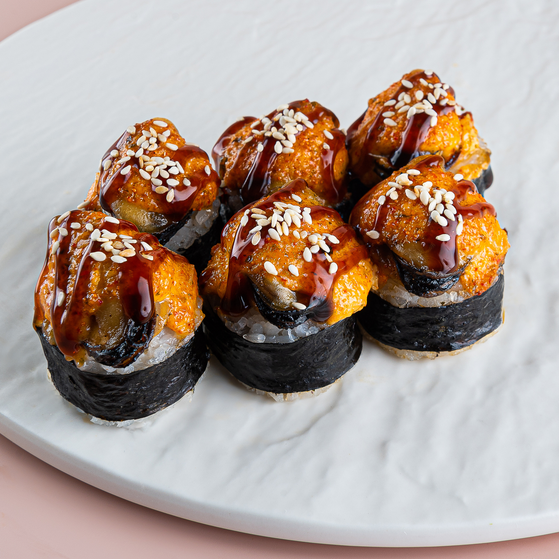 Запеченный ролл Мидии-пармезан