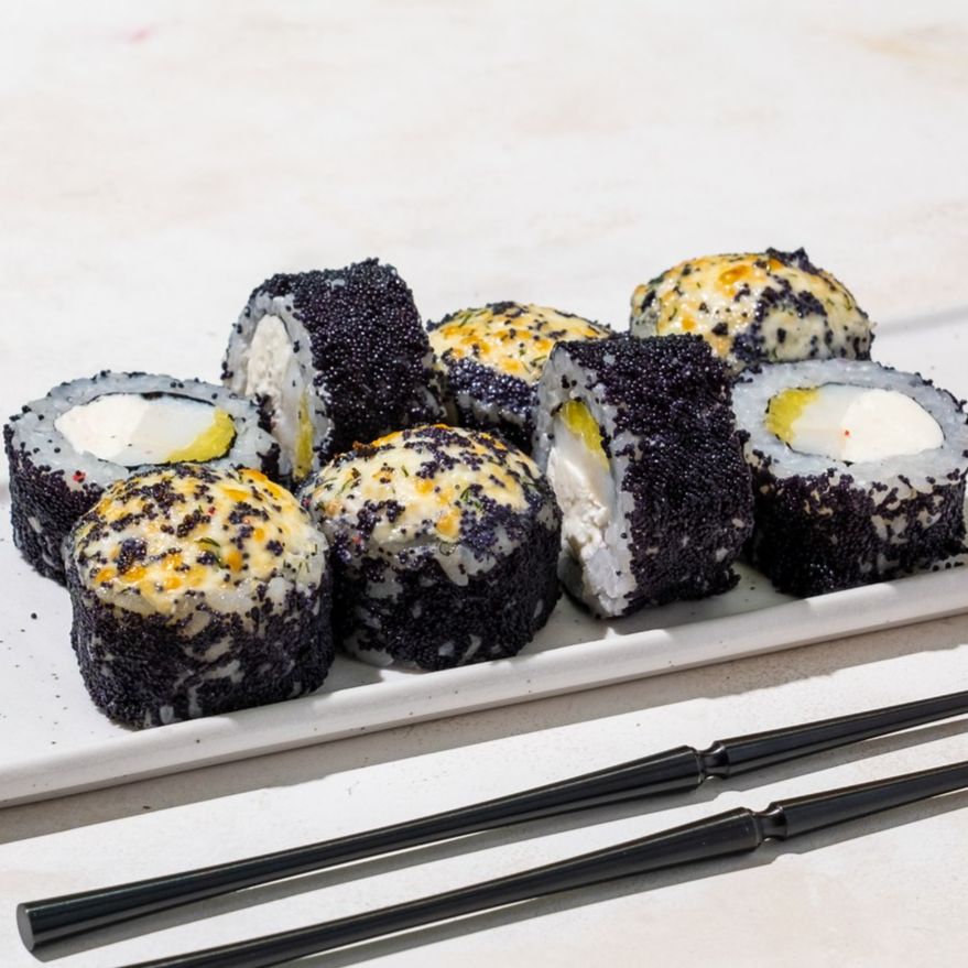 Запеченные с кальмаром х/к