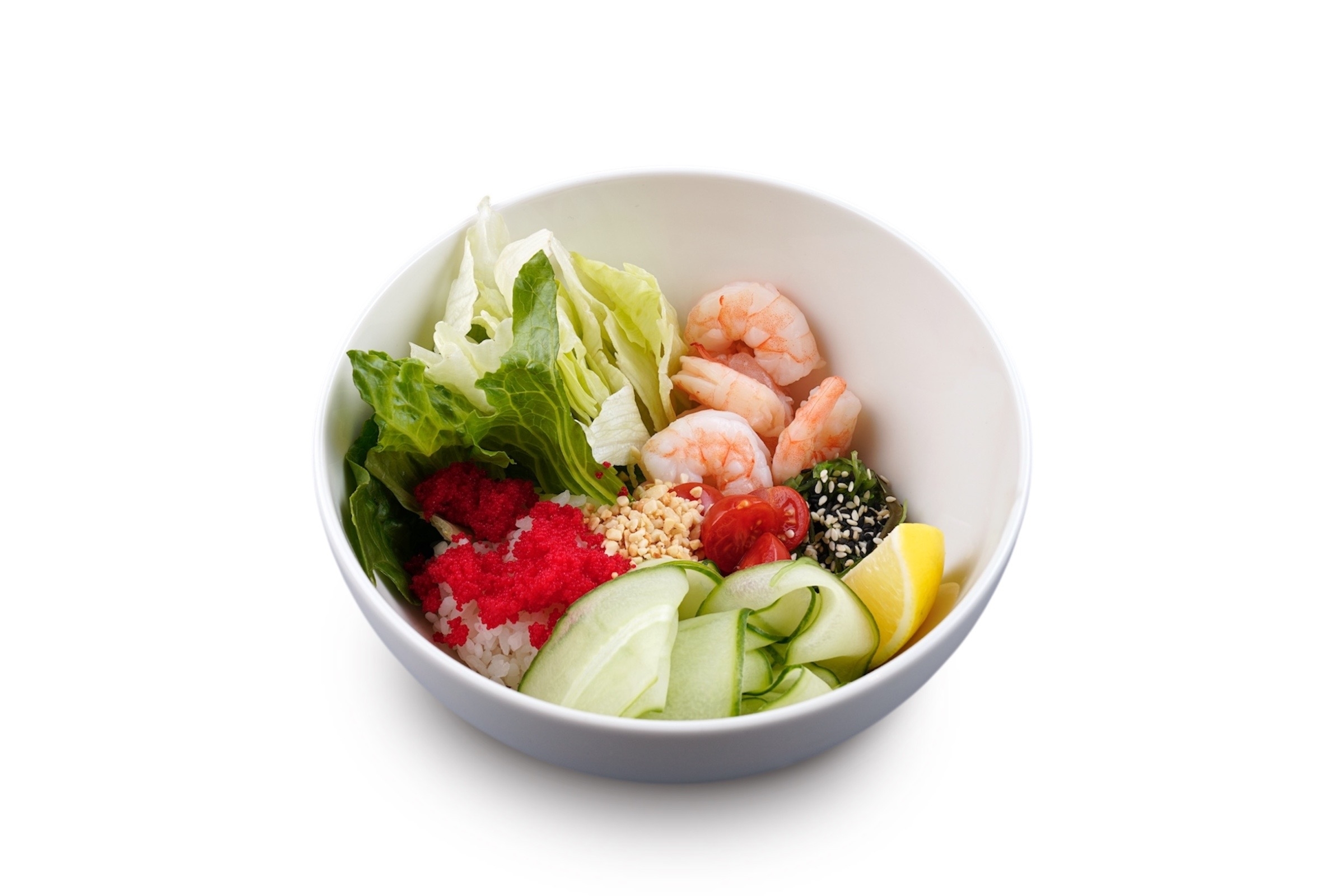 Поке с креветками