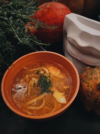 Суп-лапша с курицей