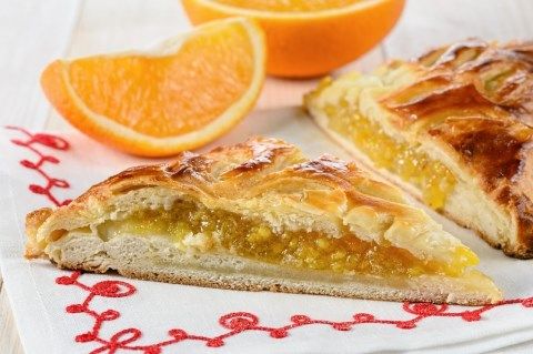 Пирог постный с апельсином 0.5 кг