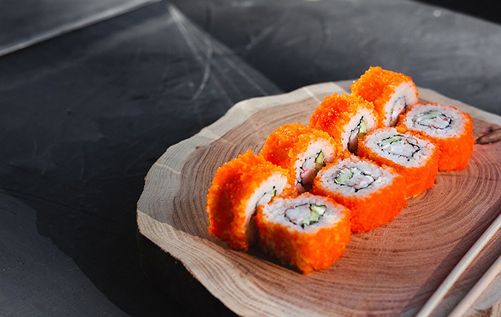 Ролл Калифорния с Креветкой