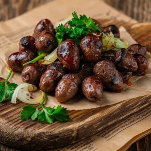 Куриные сердечки
