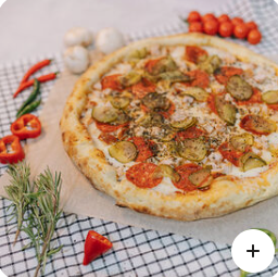 Пицца Чикен ранч 25 см на тонком тесте