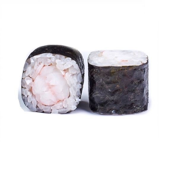 Классический ролл креветкой