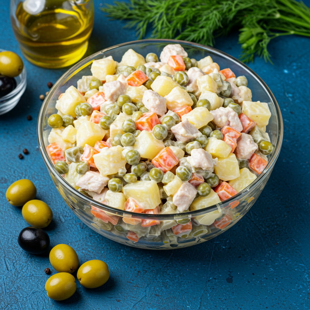 Салат Оливье по-Царски