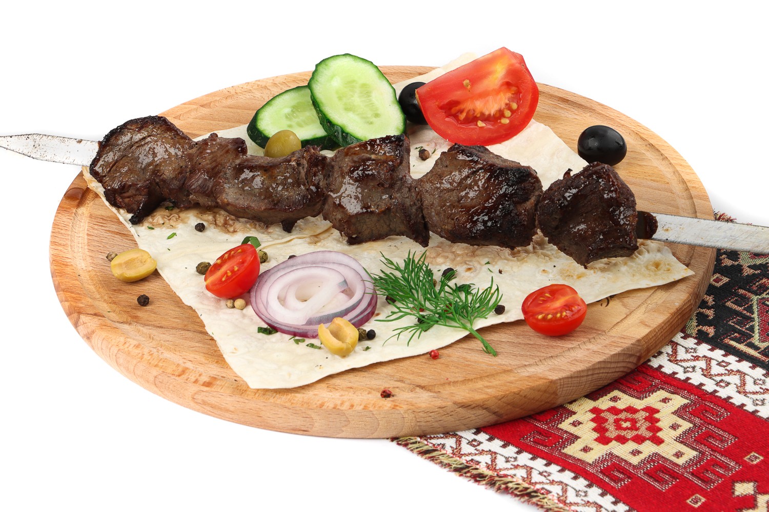Шашлык из говяжьей мякоти