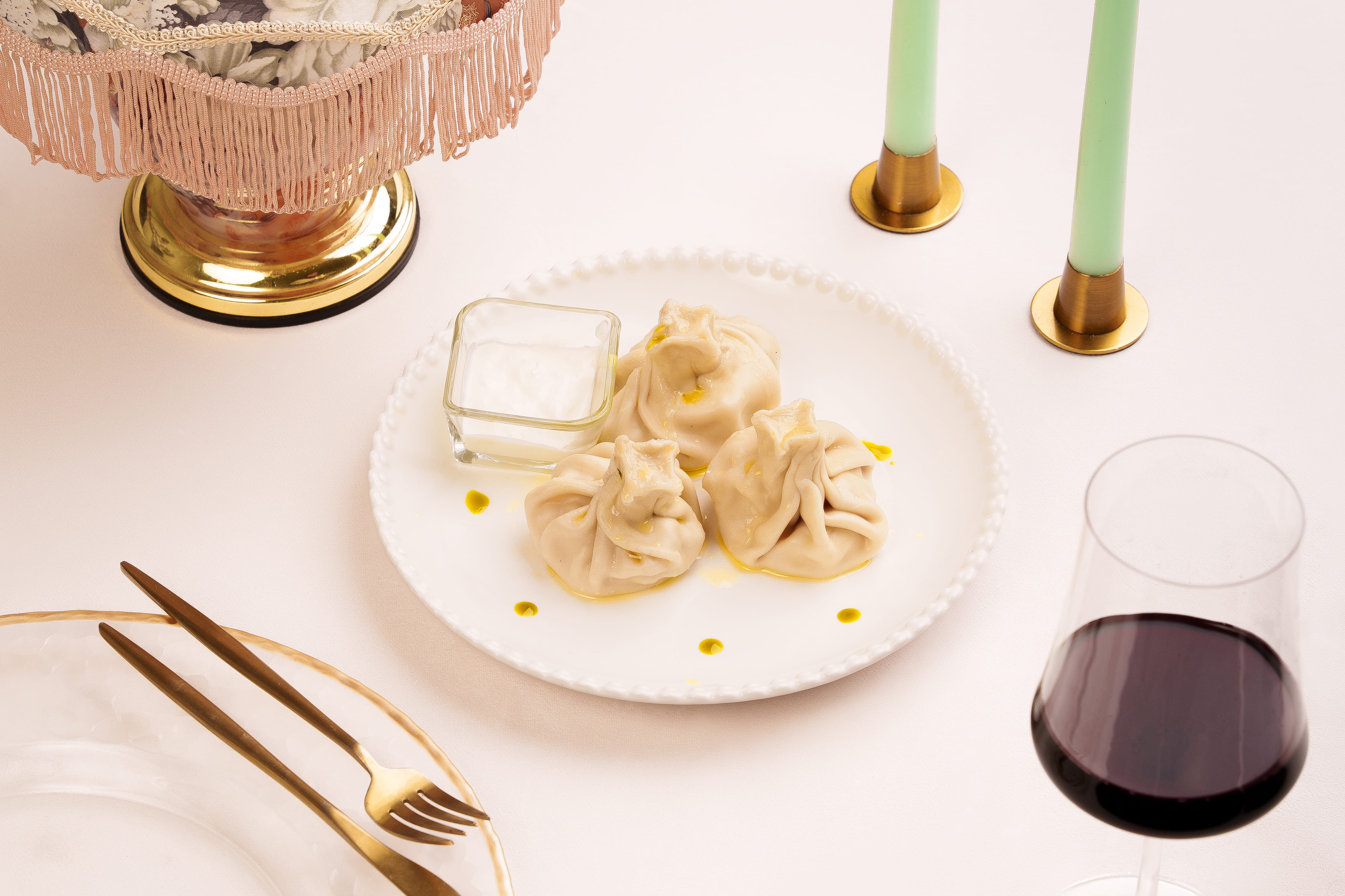 Хинкали с бараниной