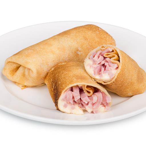 Блинчики с ветчиной и сыром
