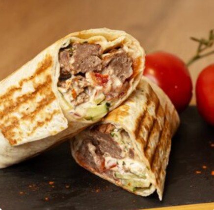 Мини-шаурма с говядиной