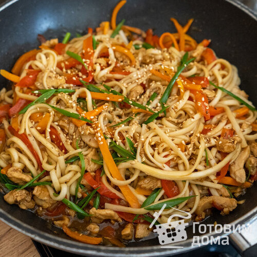 Лапша "Удон"с курицей
