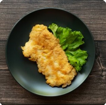 Отбивная куриная в яичном кляре