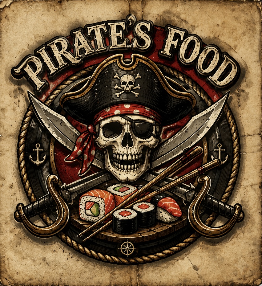 Pirates Food - логотип
