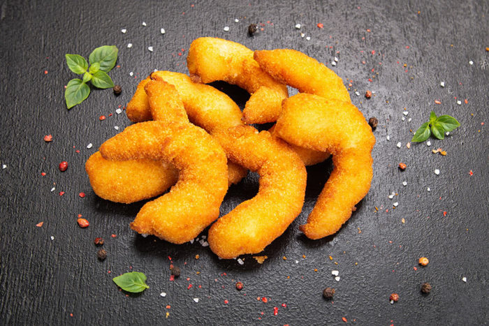 Жареные креветки