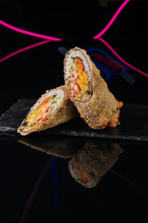 Кимпаб с цыпленком темпура